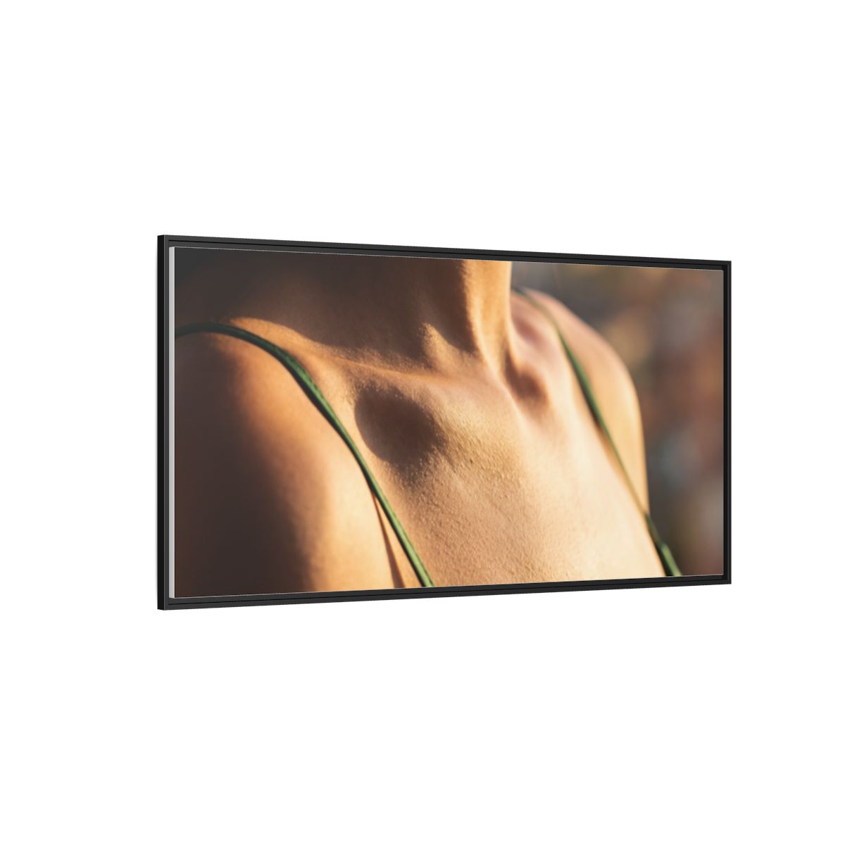 Matte Canvas Framed - Golden Hour Portrait — Black / 1.25"