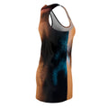 Women's Cut & Sew Racerback Dress - Neon Horizon Portrait |...