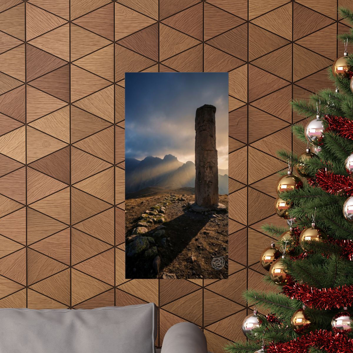 Matte Vertical Posters - Mystic Monolith Ancient Persian......