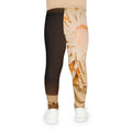 Legging enfant artistique fibres en corolle