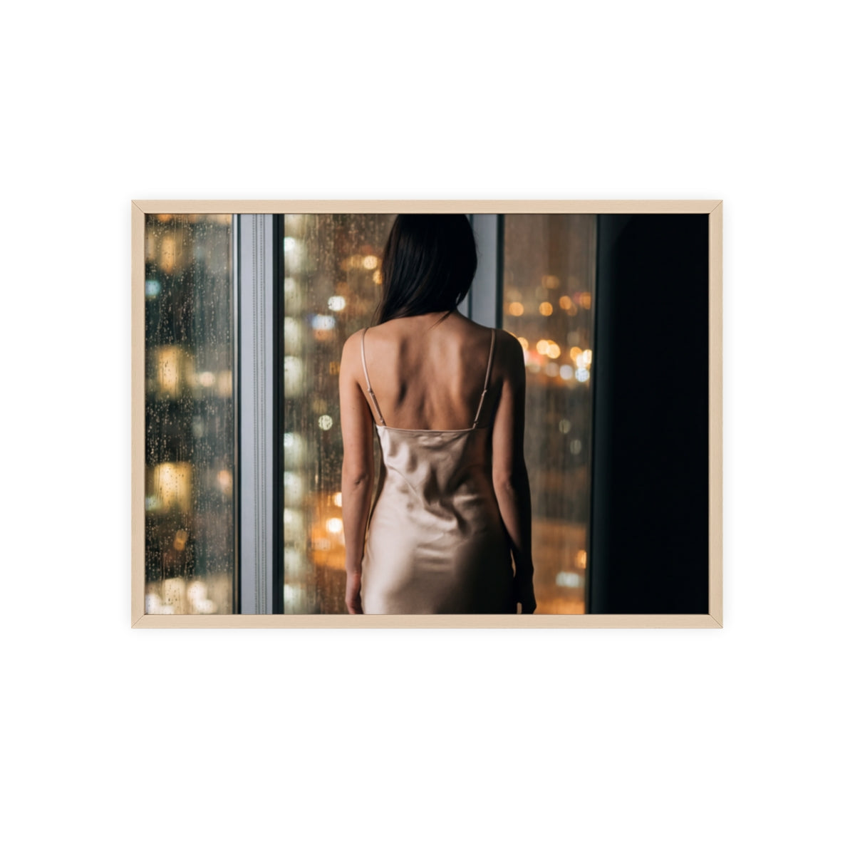 Framed Poster - Cinematic Window View