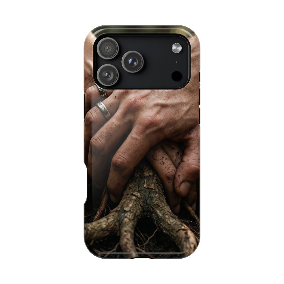 Earthy Forest Roots iPhone Tough Case