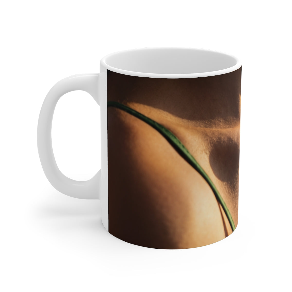 11oz White Mug - Sun-Kissed Morning Glow