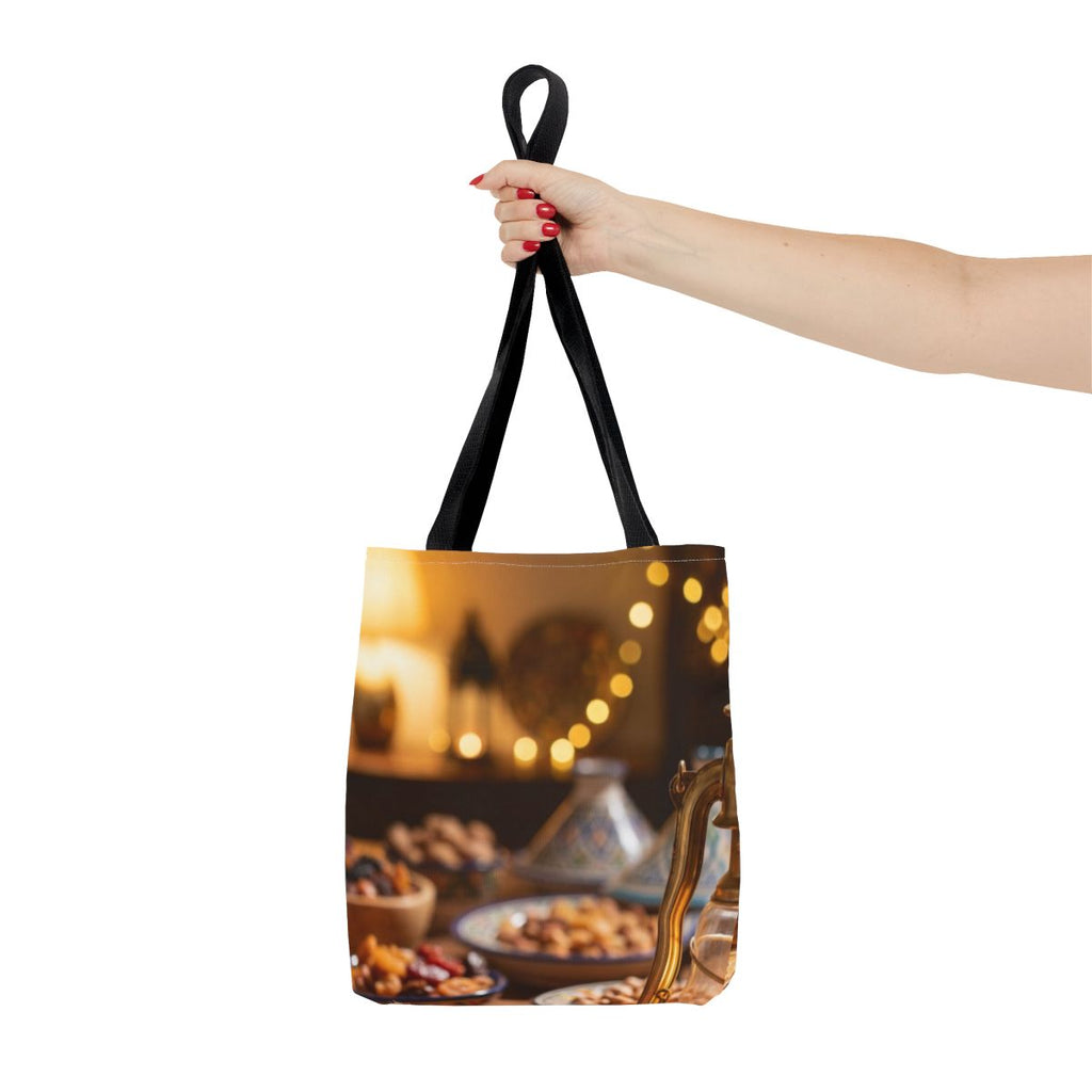 Tote Bag - Amber Mediterranean Feast | Echovira Gallery