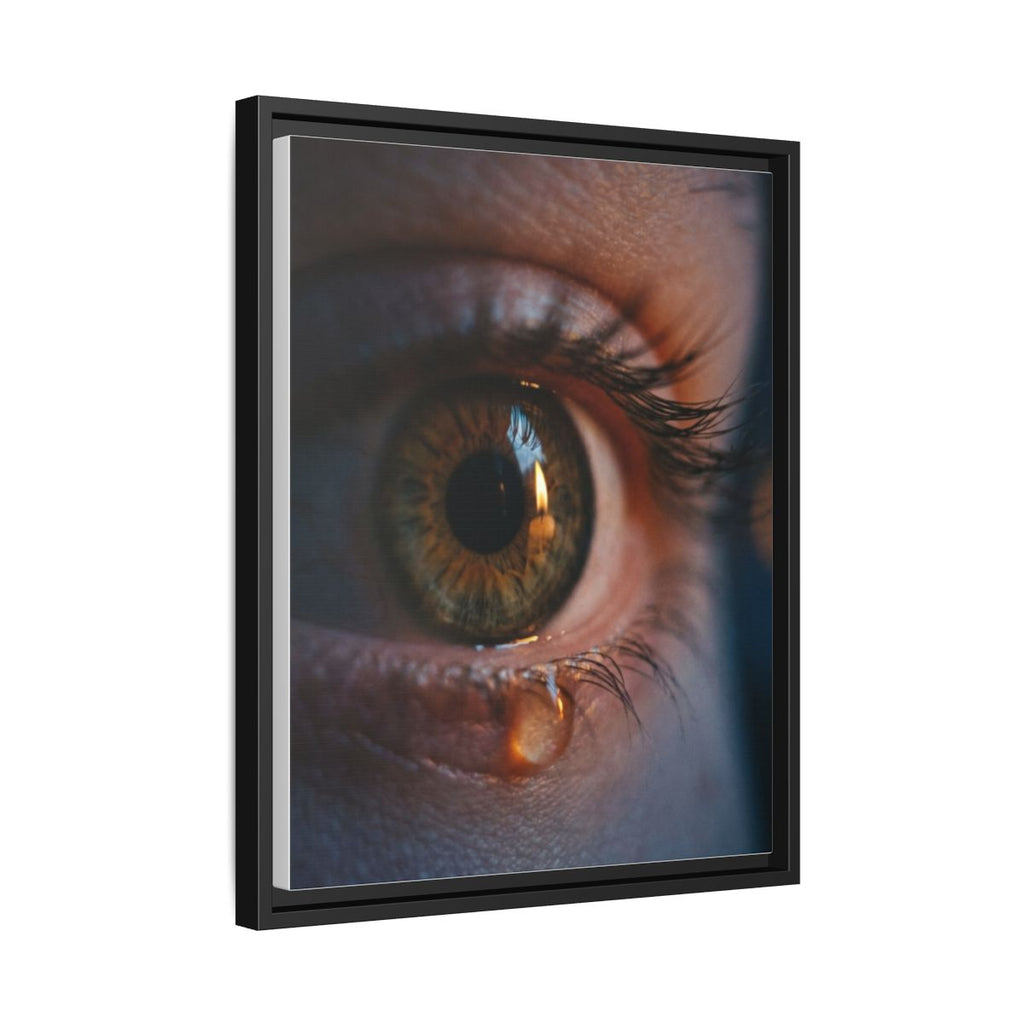 Framed Matte Canvas - Mystic Eye — Black / 1.25"