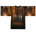 Long Sleeve Kimono Robe - Shadowed Alleyway Mystery Art... |...