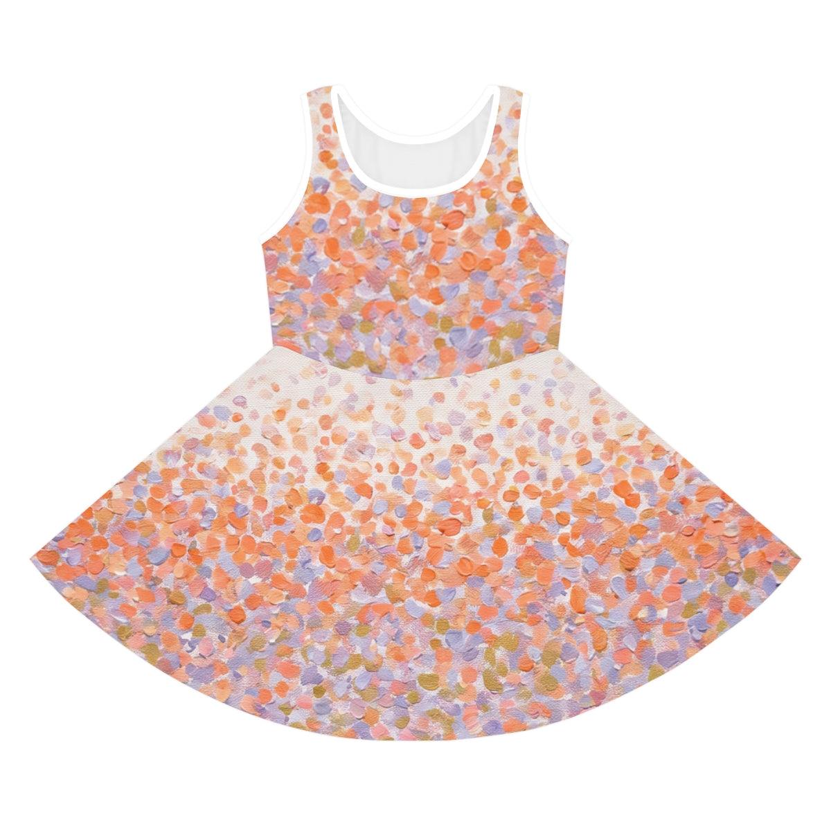 Girls' Sleeveless Sundress - Sunset Picnic | Echovira...