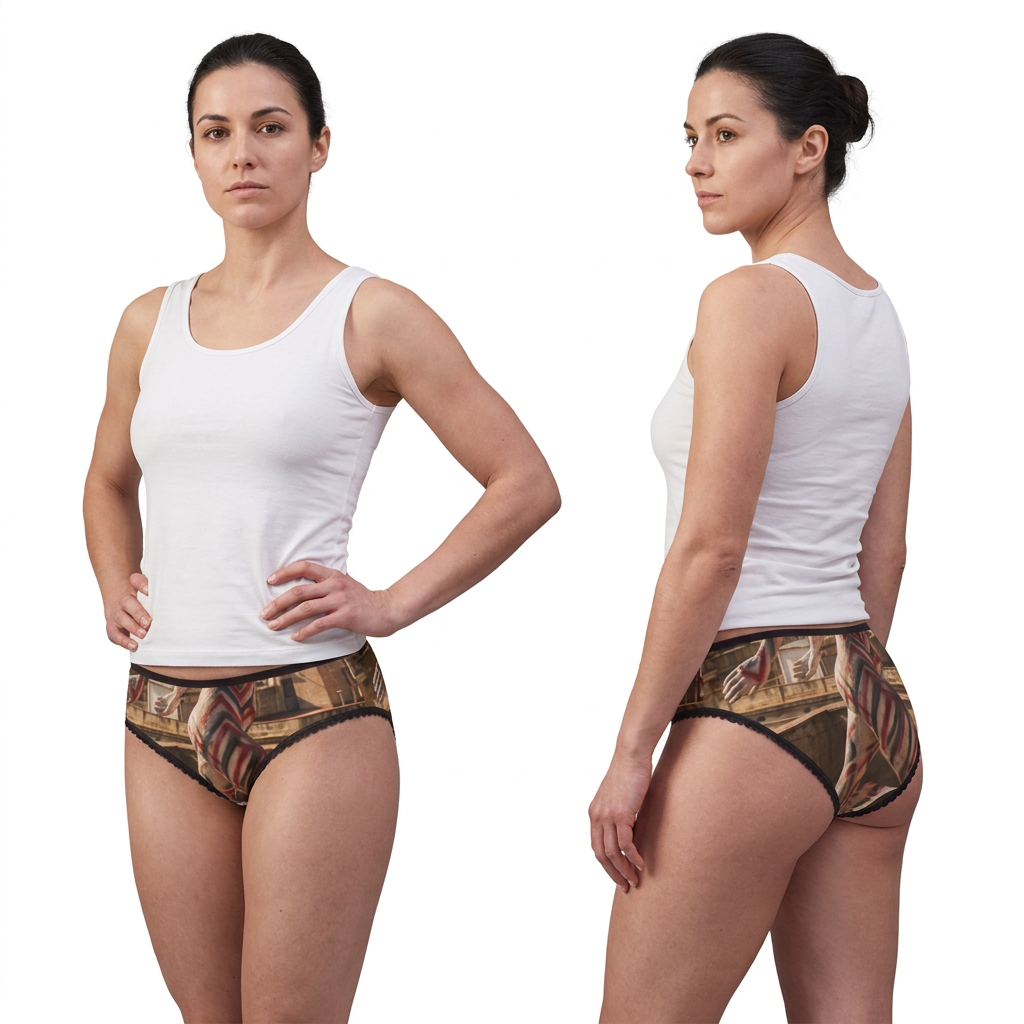 Women's Briefs Urban Rooftop Sculpture