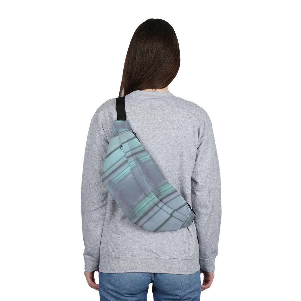 Large Fanny Pack - Liminal Corridor Fog Art Print | Echovira...