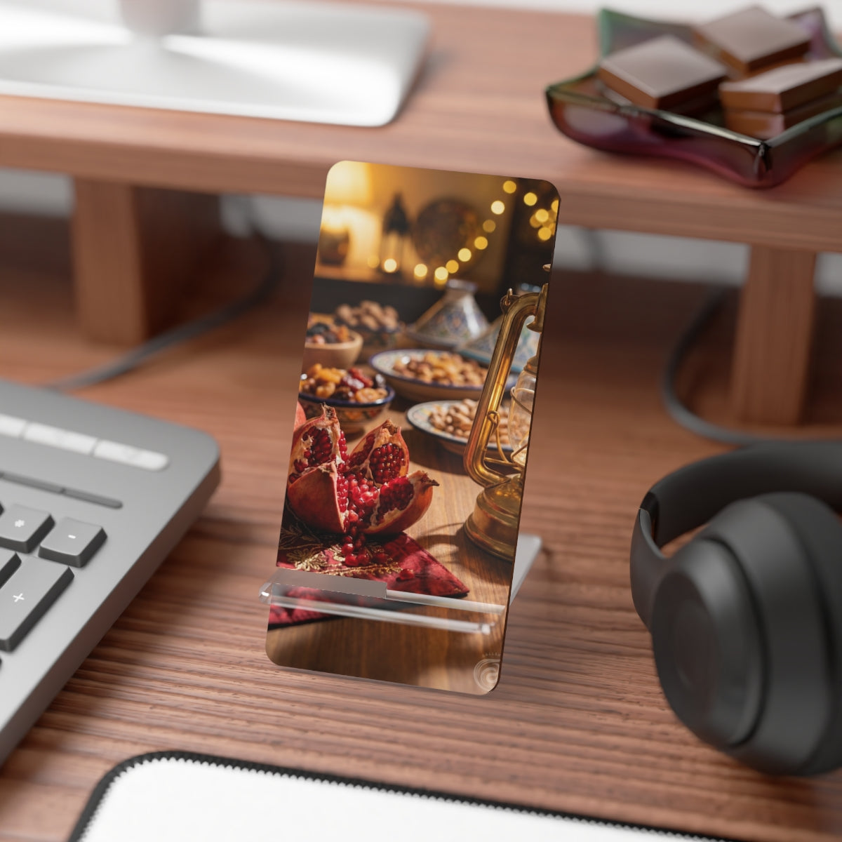Mobile Display Stand for Smartphones - Golden Harvest Glow |...