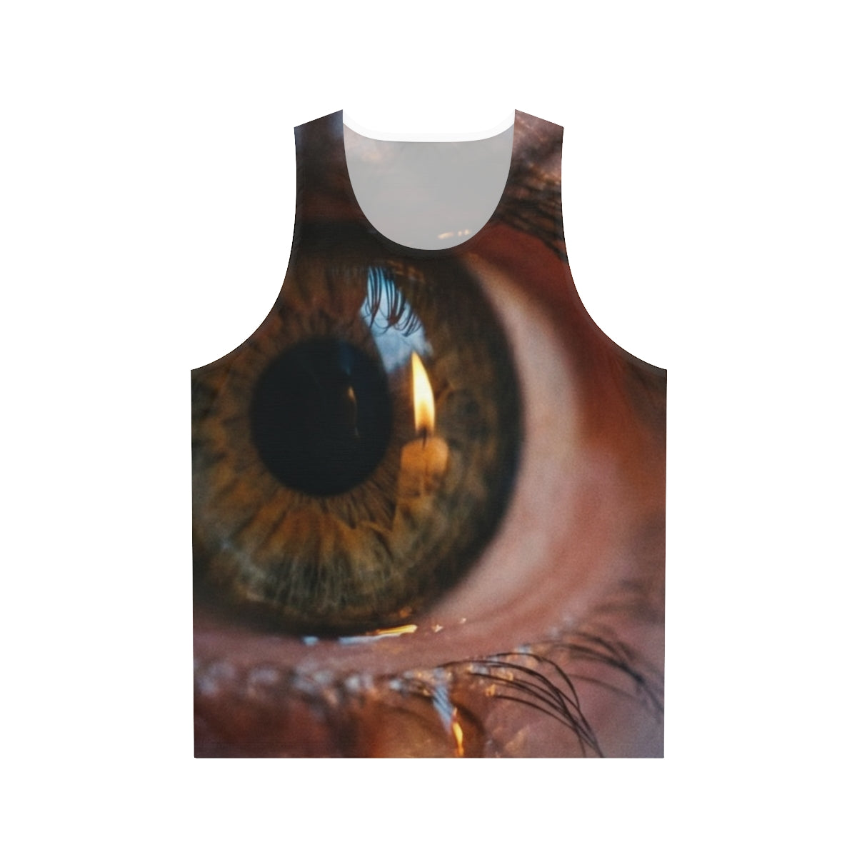 Unisex Tank Top - Amber Iris Reflection Fine Art Print |...