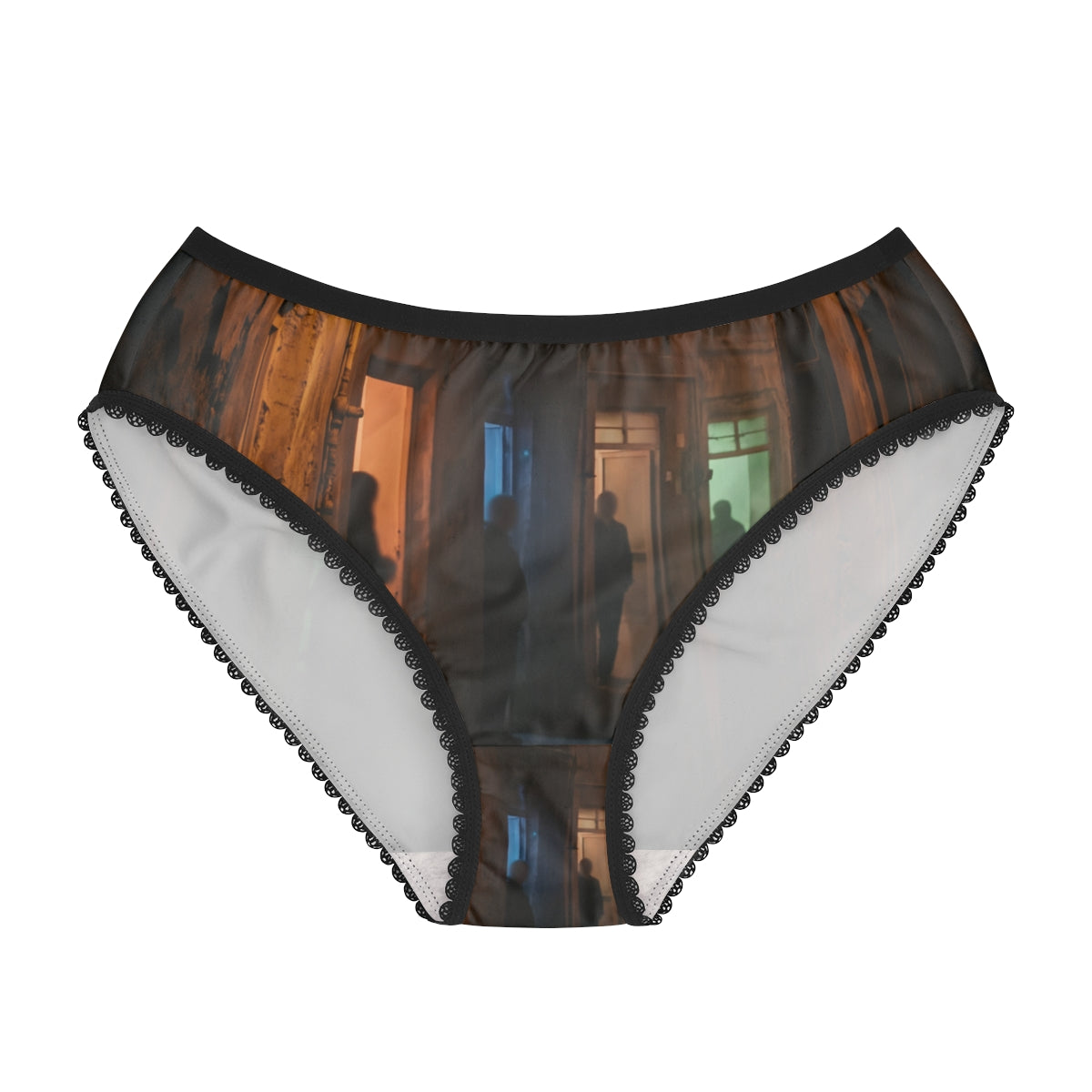 Women's Briefs - Shadowed Alleyway Mystery Art Print |...