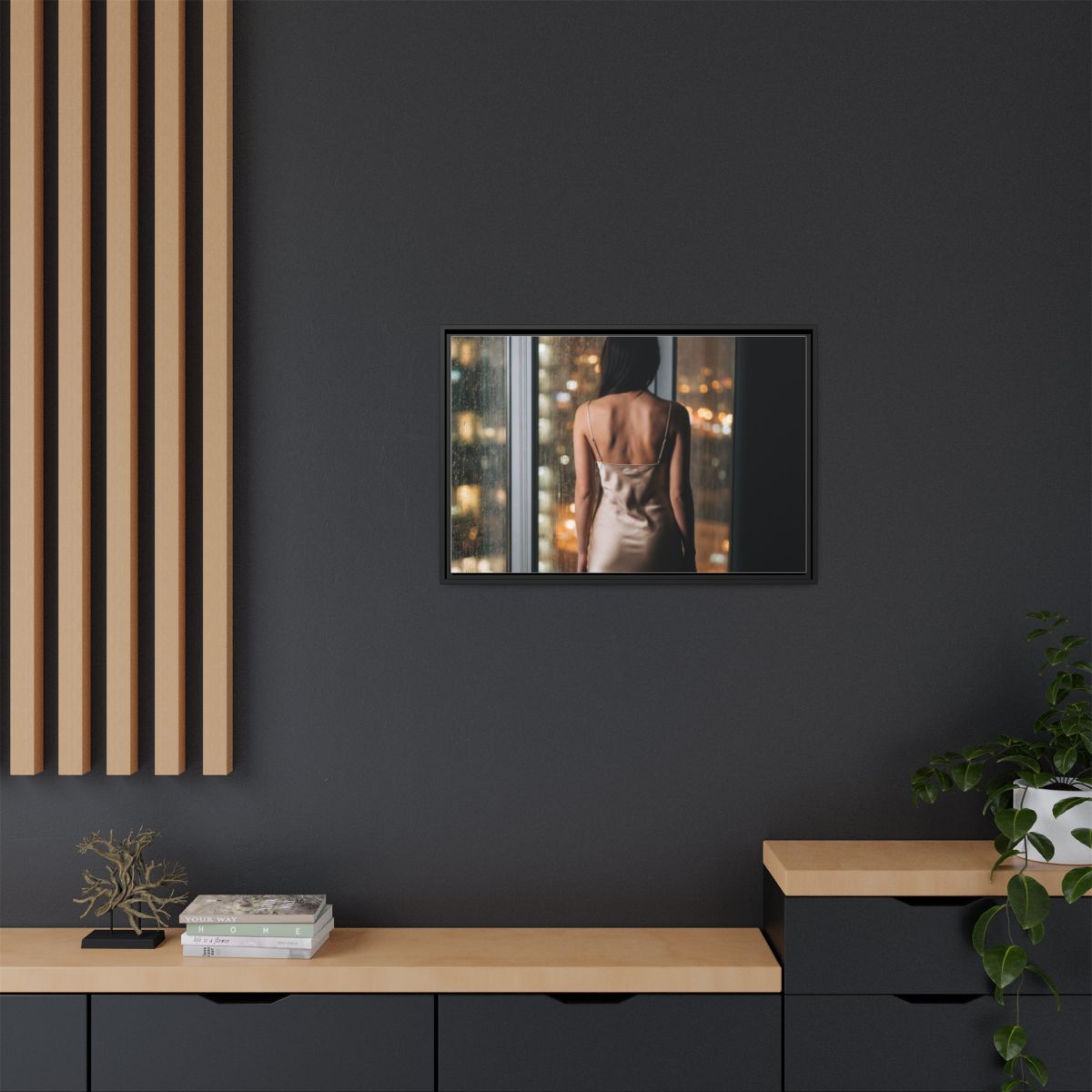 Framed Matte Canvas - Cinematic Nights