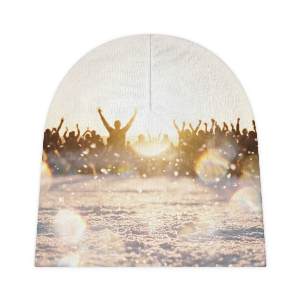 Baby Beanie Golden Hour Crowd Celebration