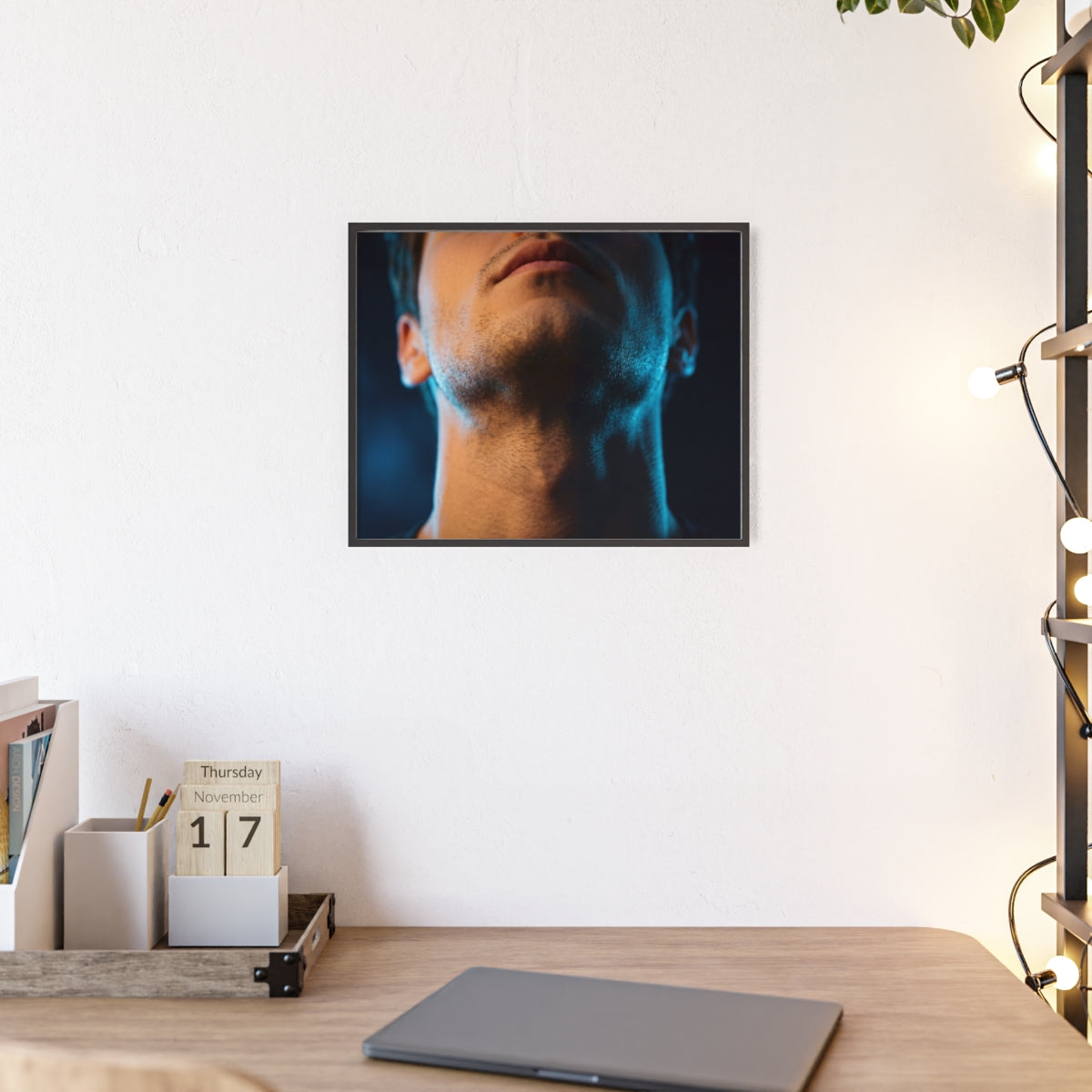 Wooden Framed Poster - Midnight Glow