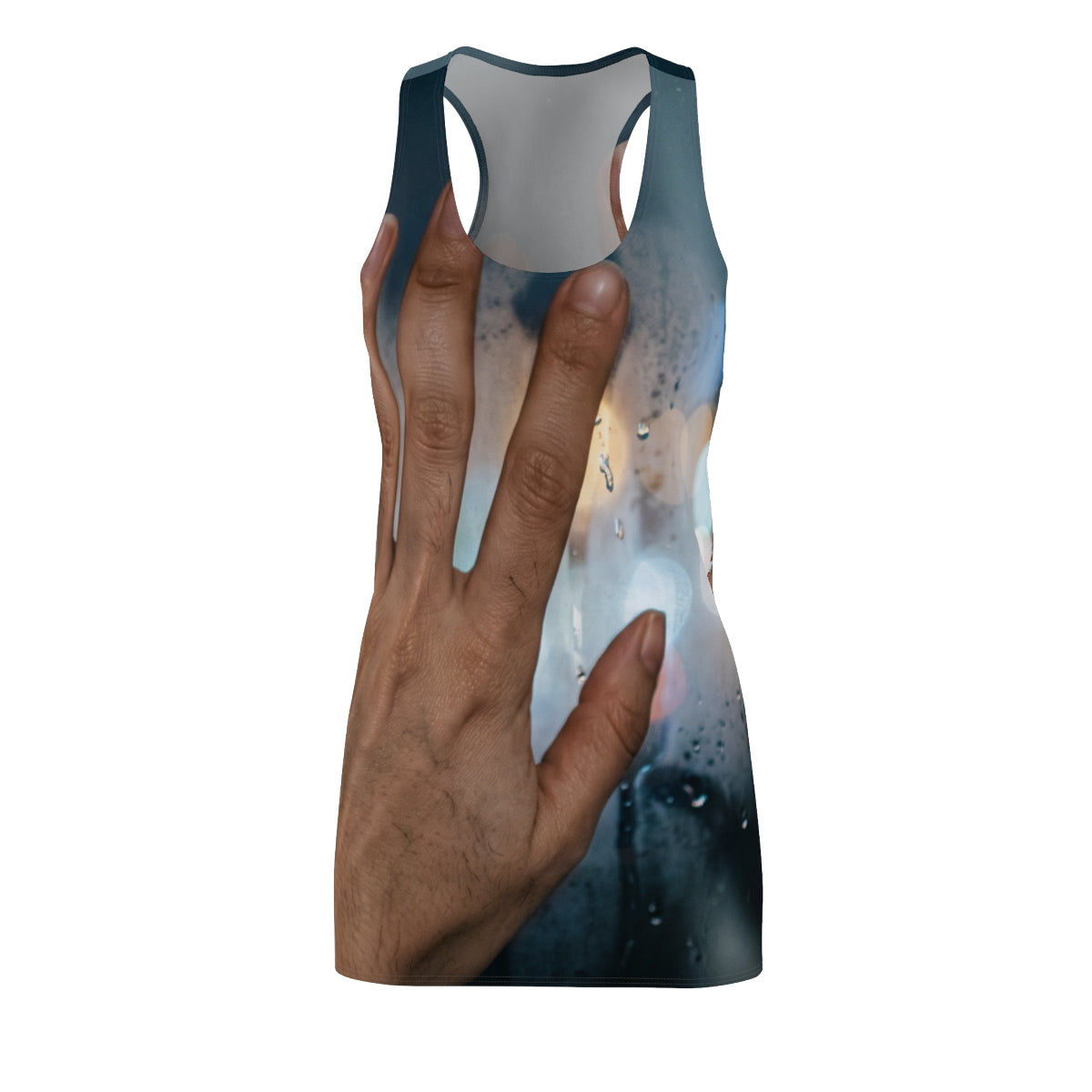 Rainy City Window Racerback Dress