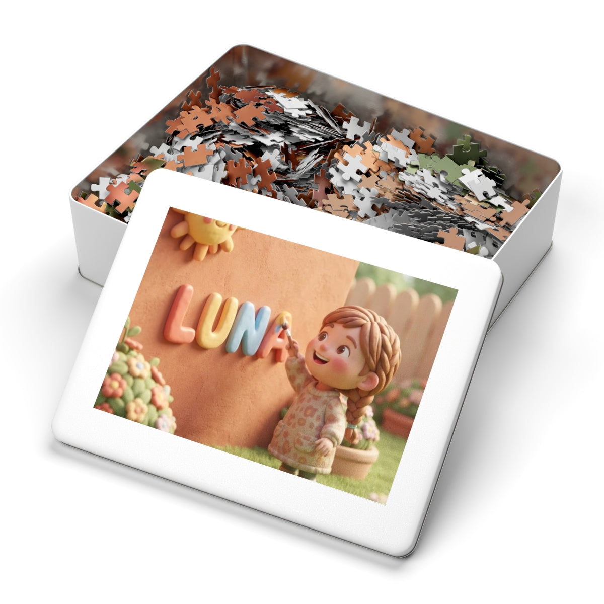 Jigsaw Puzzle with Tin - Luna Clay Sunshine (30, 110, 252......