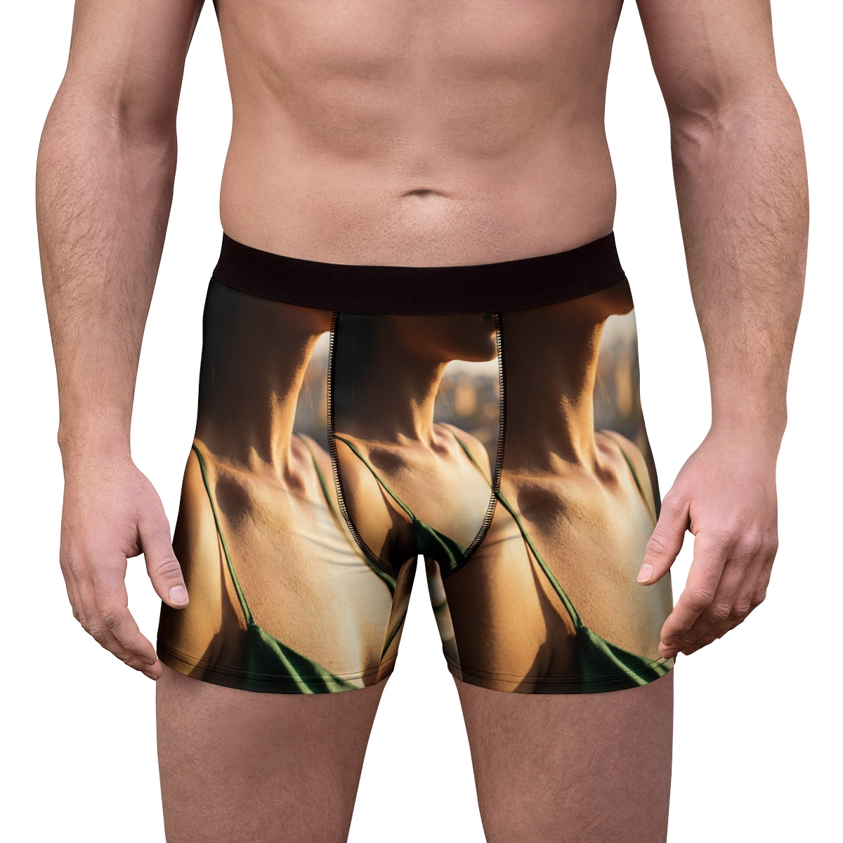 Men's Boxer Briefs - Golden Hour Edge