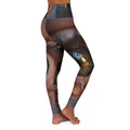 High Waisted Yoga Leggings - Midnight Flow