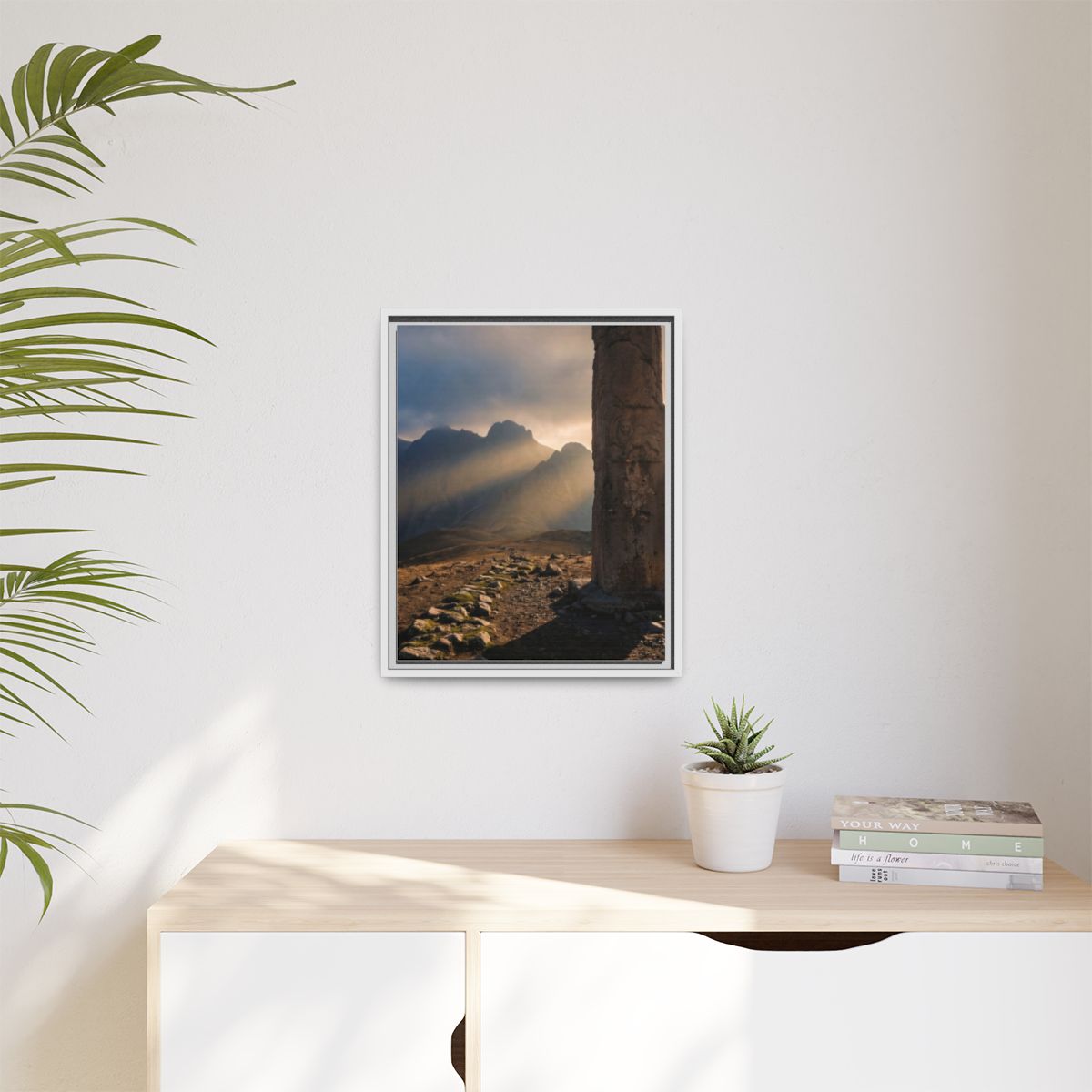 Matte Canvas, Framed - Mystic Monolith Ancient Persian... |...