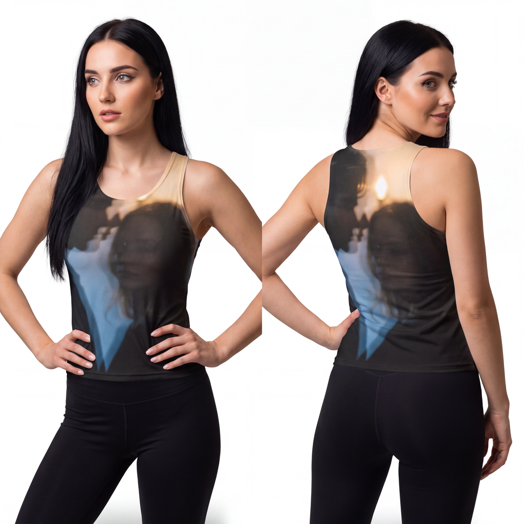 Midnight Reflections Tank - Moody Activewear Top | Echovira...