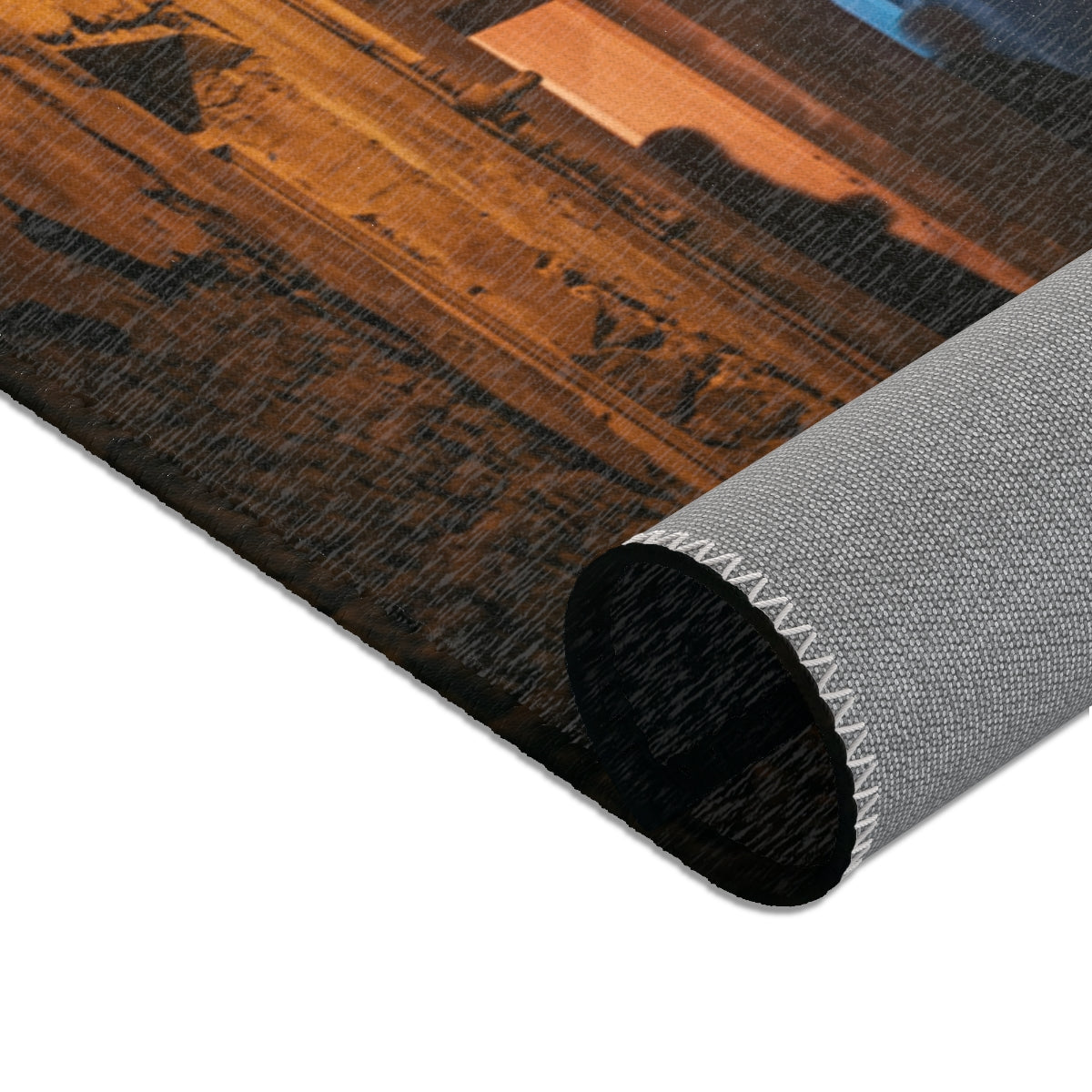 Area Rug - Midnight Alley Cozy Walkway | Echovira Gallery