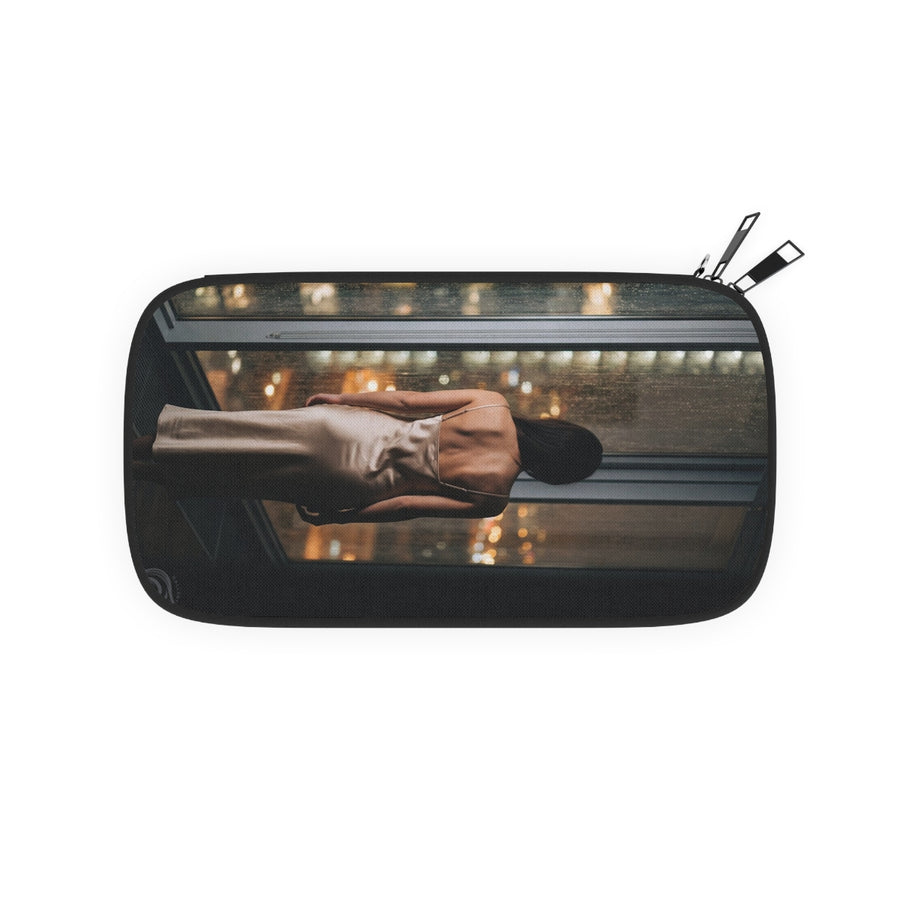 Passport Wallet - Rainy City Lights Glow