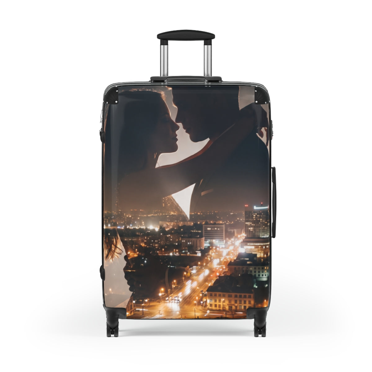 Suitcase - Night City Lovers Double Exposure | Echovira...