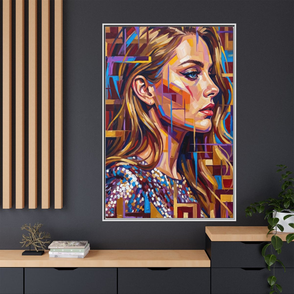 Framed Matte Canvas - Shattered Elegance (8×10, 9×12, 11×14...