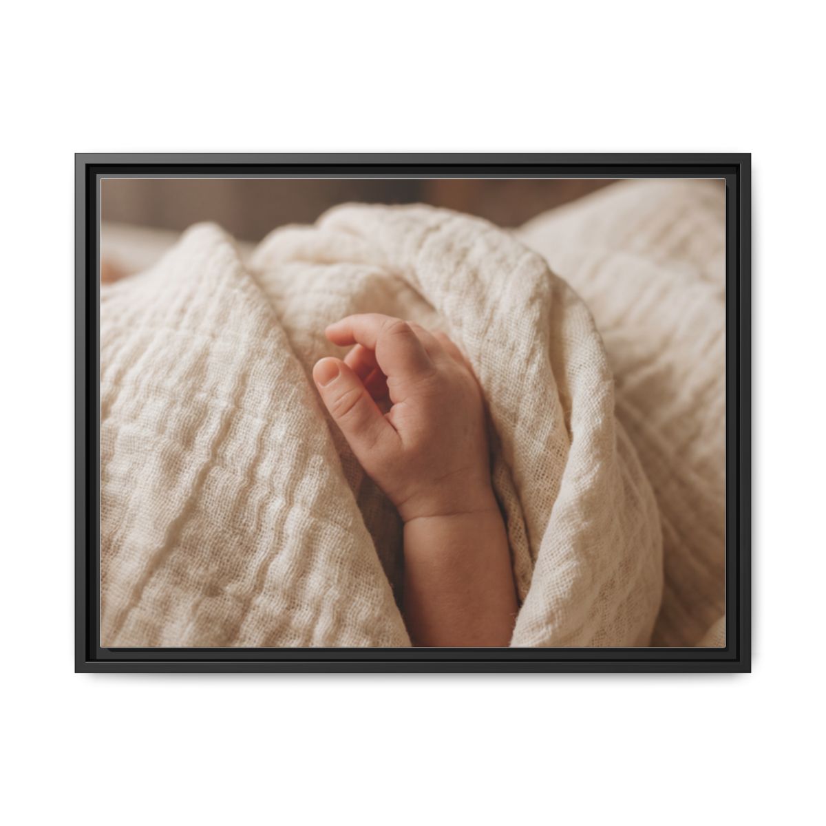 Framed Canvas - Minimalist Decor — Black / 1.25"