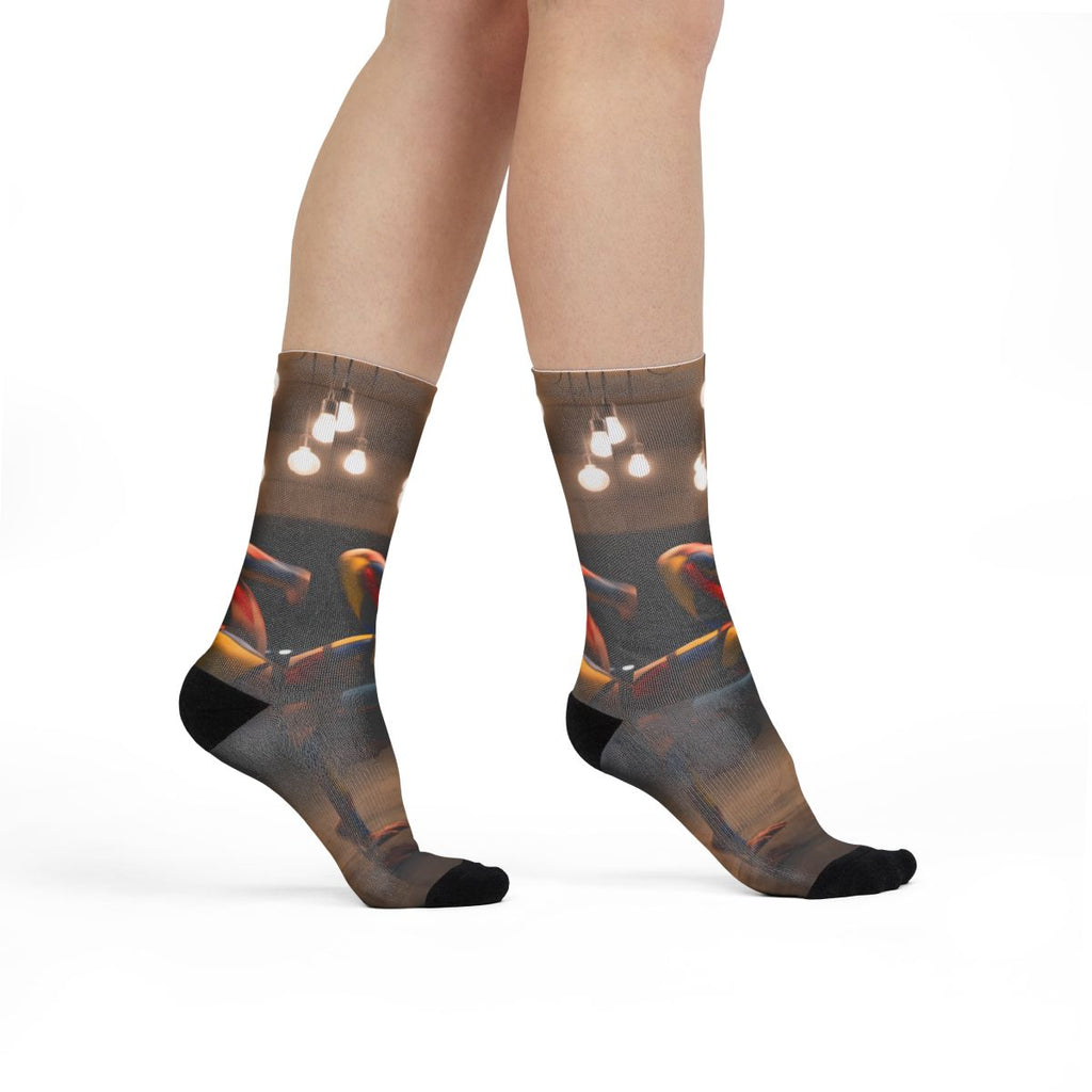 Sublimation Crew Socks - Kinetic Arch | Echovira Gallery