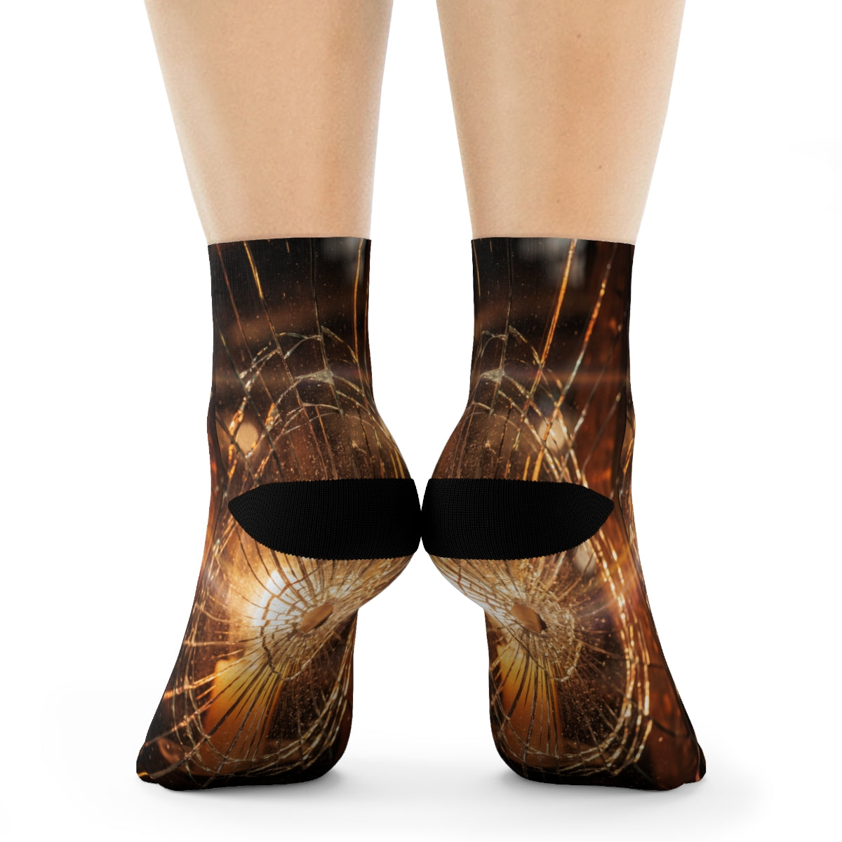 Crew Socks - Cinematic Fractured Glass