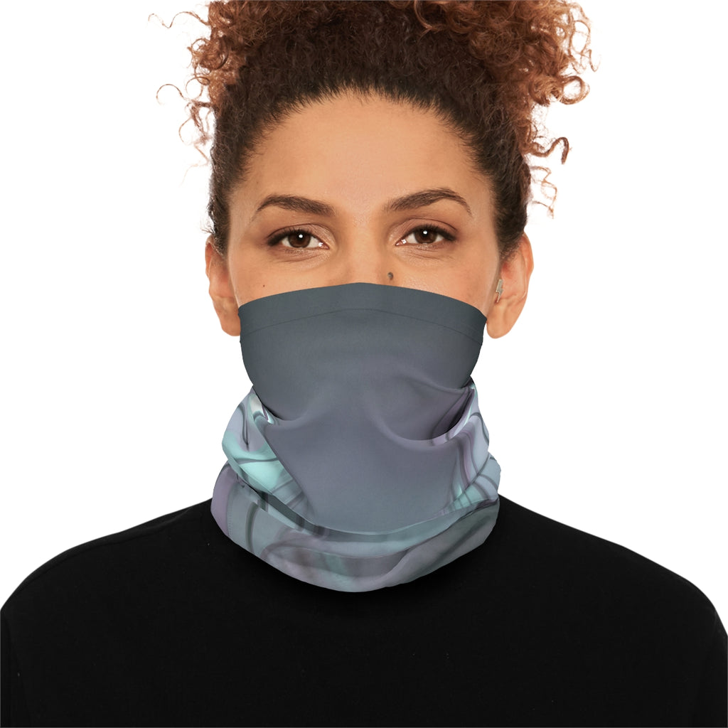 Lightweight Neck Gaiter - Liminal Corridor Fog Art Print |...