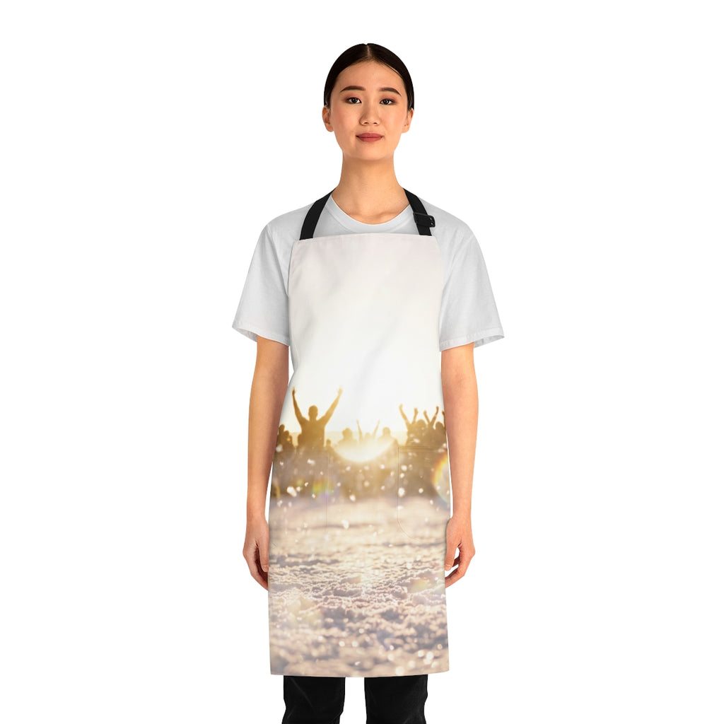Golden Hour Crowd Celebration Apron