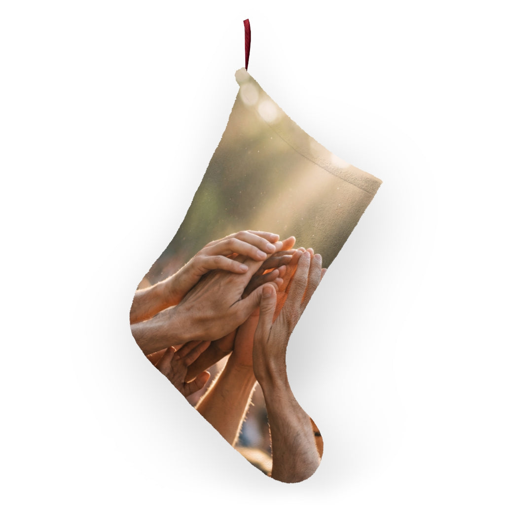 Christmas Stockings - Golden Rays of Unity Wall Art |...