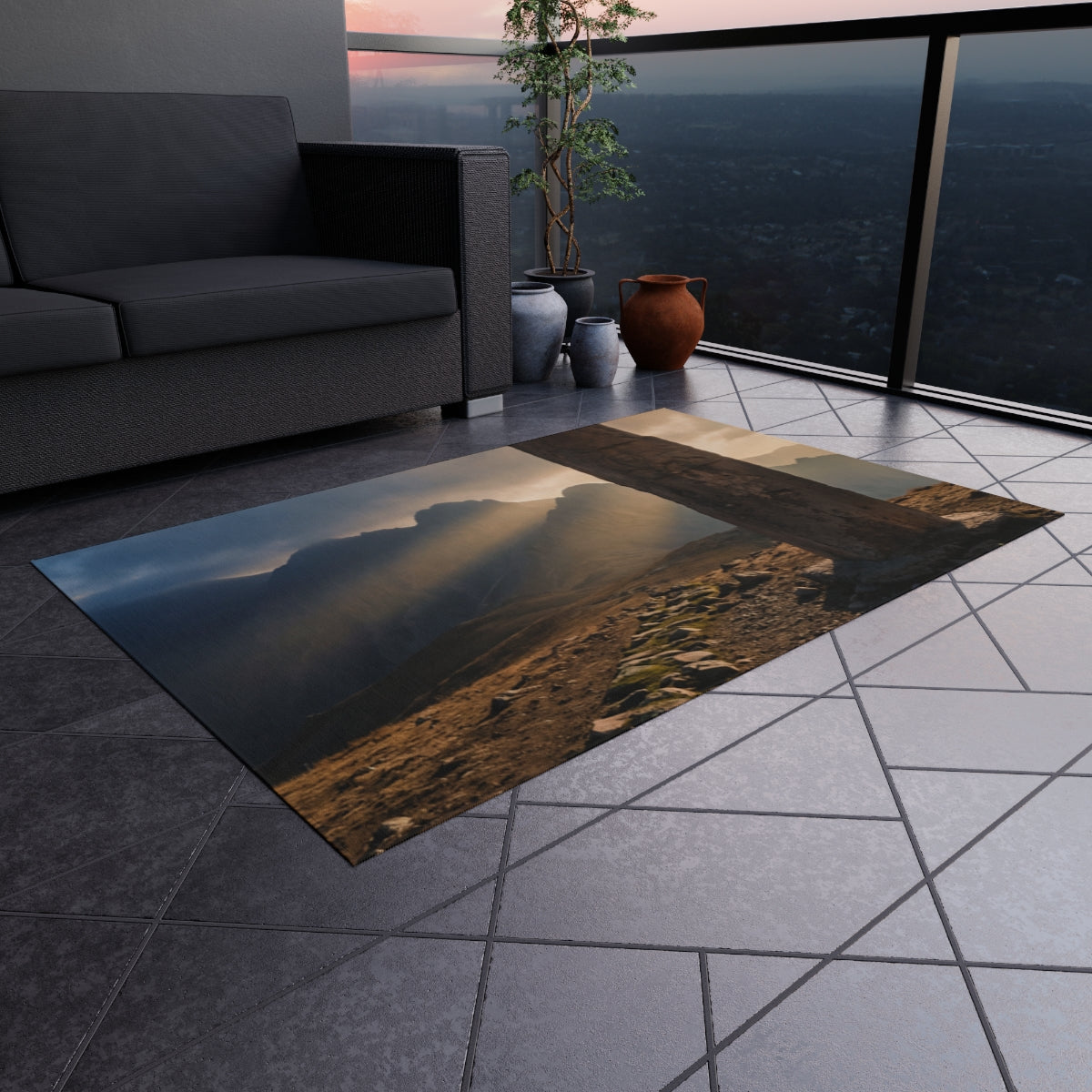 Outdoor Rug - Ancient Ruins Vibe