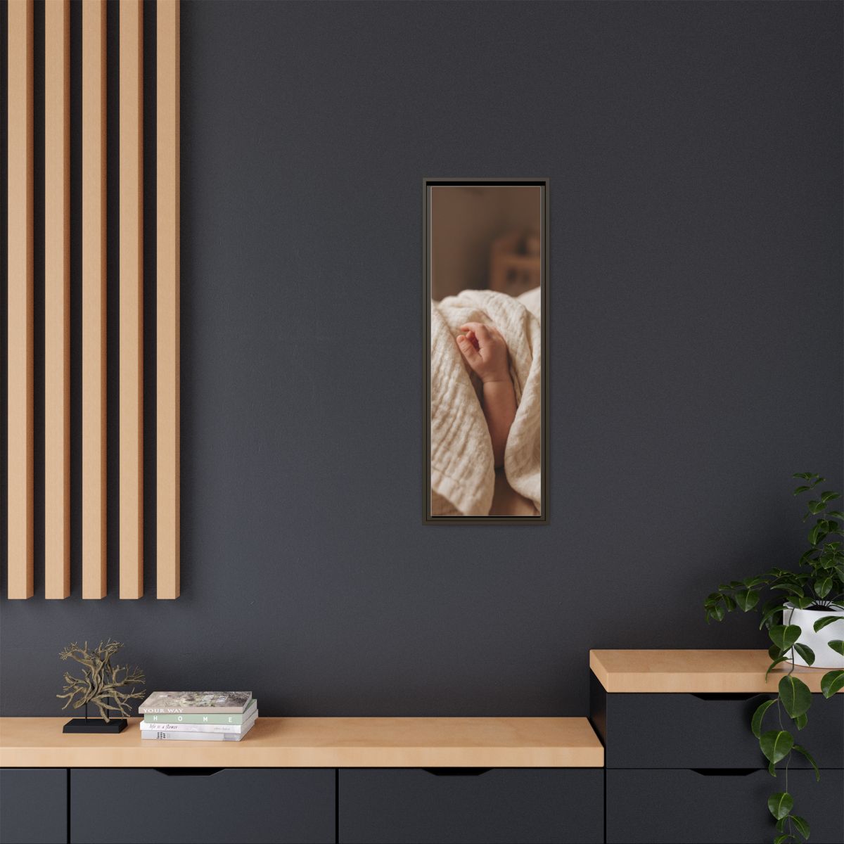 Framed Matte Canvas - Neutral Nursery