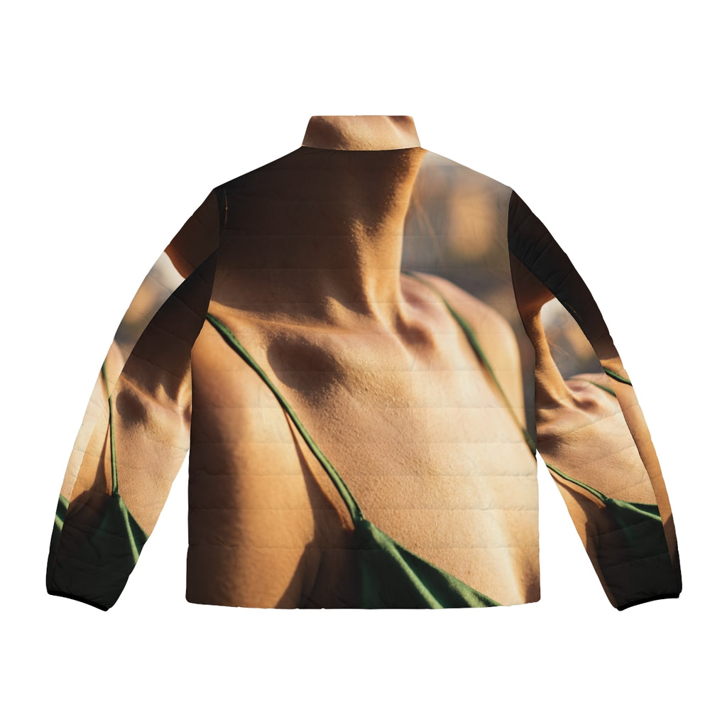Men's Puffer Jacket - Sunlit Winter Armor