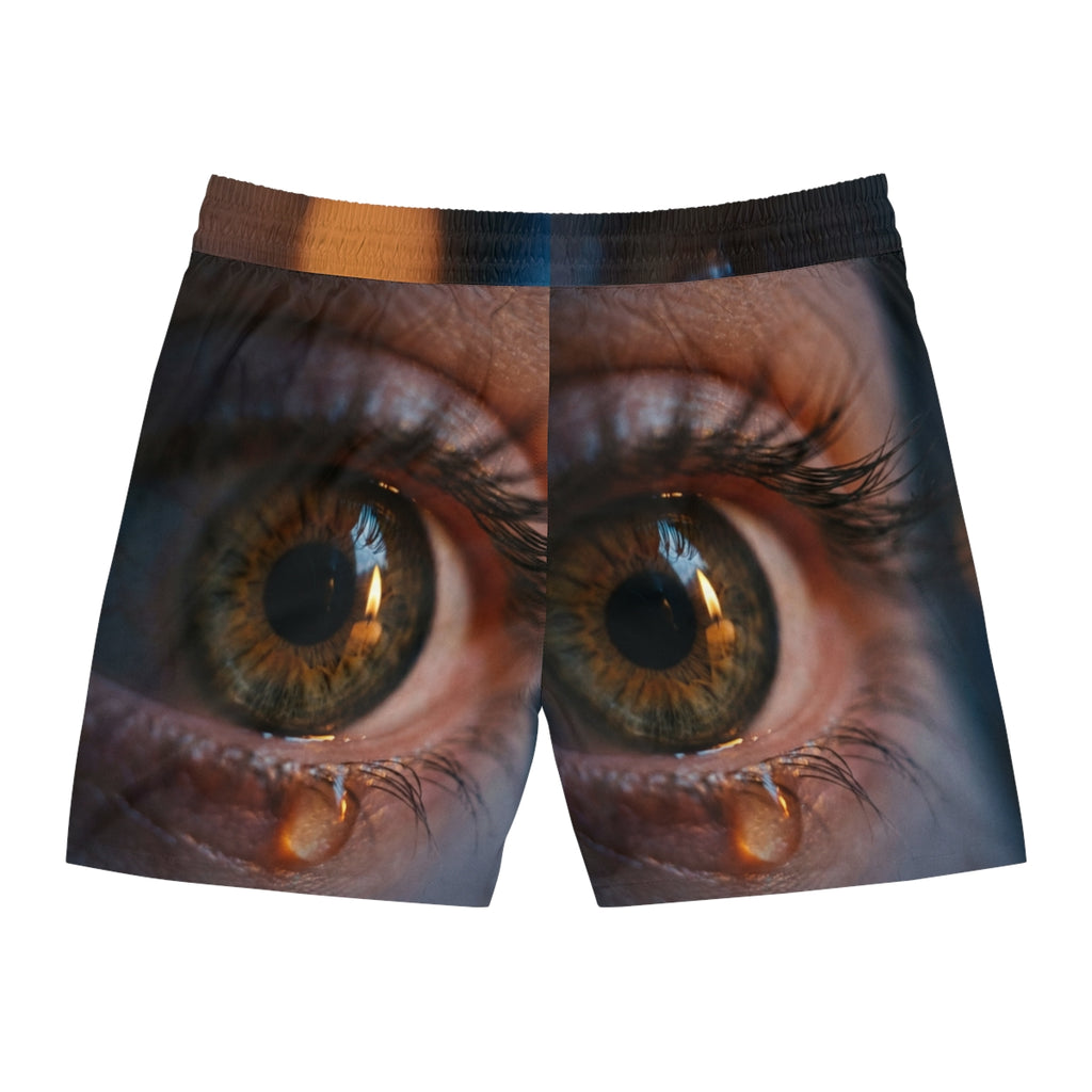 Men's Mid-Length Swim Shorts - Deep Emotion