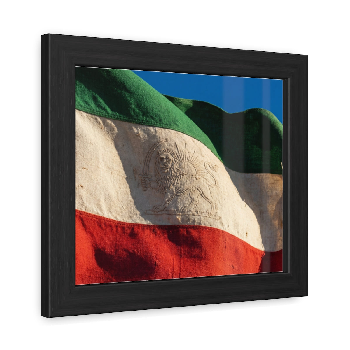 Framed Wall Art - Heritage Flag — Landscape