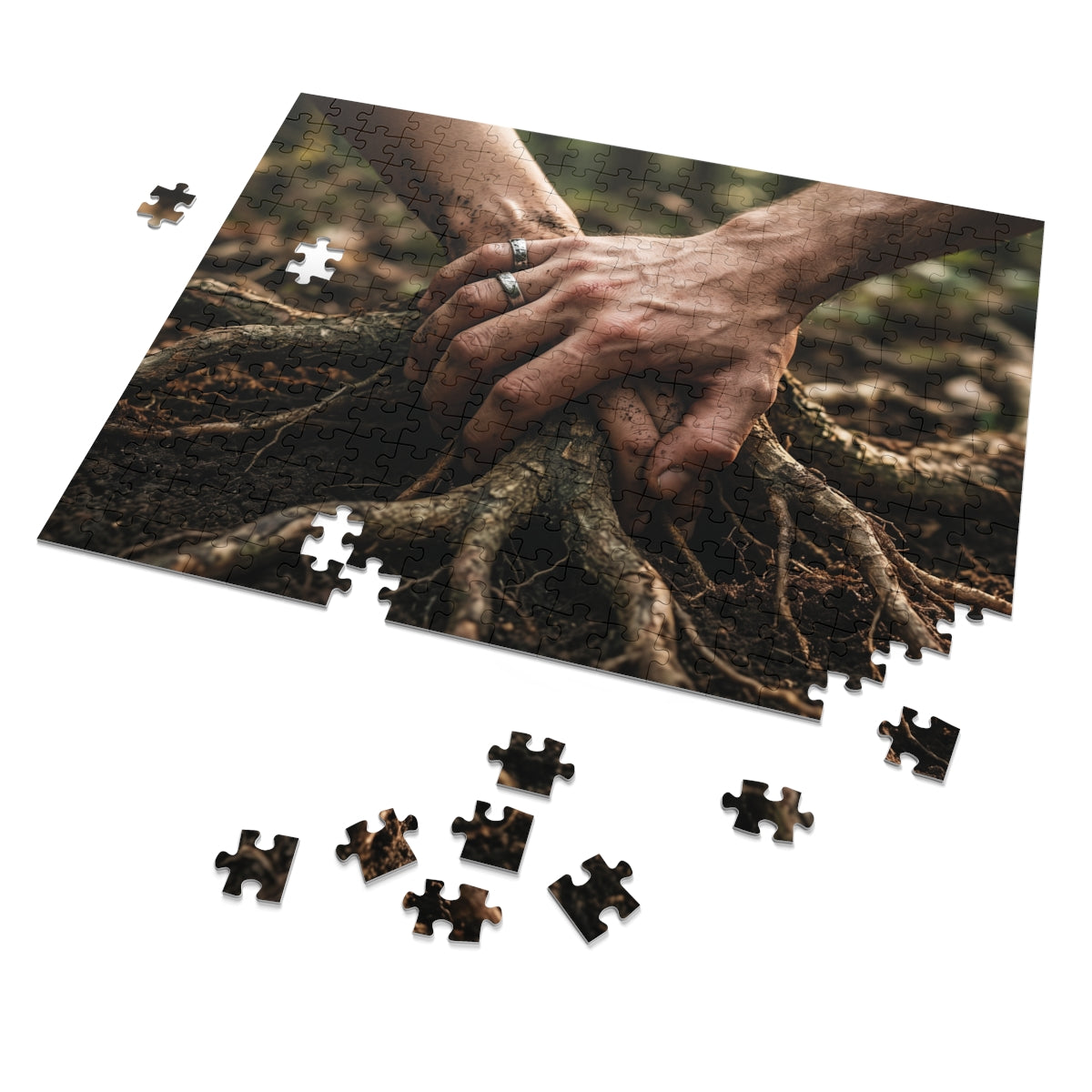 Forest Roots Jigsaw Puzzle with Storage Tin