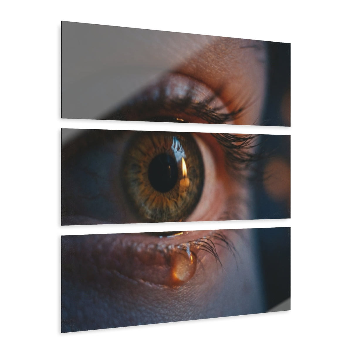 Acrylic Prints Triptych - Deep Gaze — Landscape