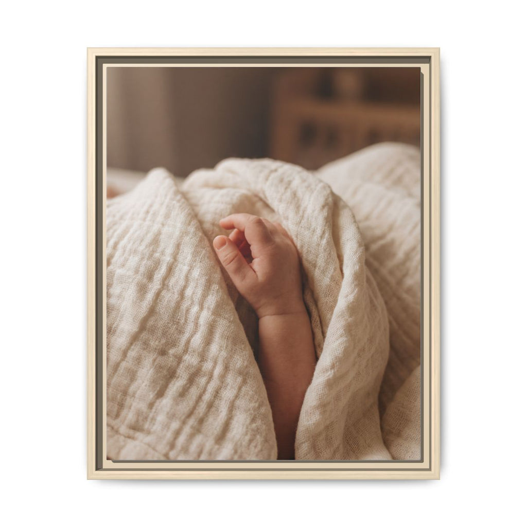 Matte Canvas, Framed - Neutral Nursery