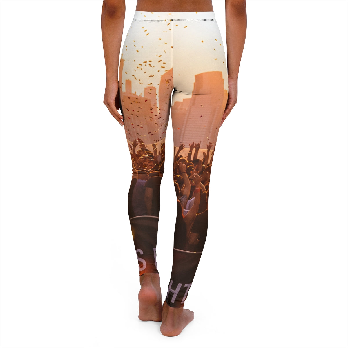 Women's Casual Spandex Leggings - City Lights | Echovira...