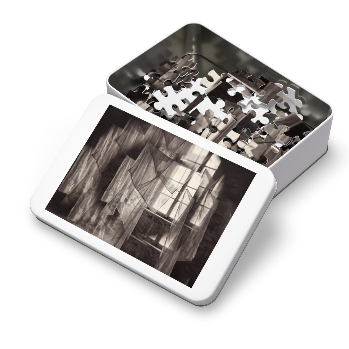 Jigsaw Puzzle with Tin - Spectral Veils (30, 110, 252, 500...