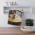 Tea Towels - Vintage Brass Compass Kitchen | Echovira...