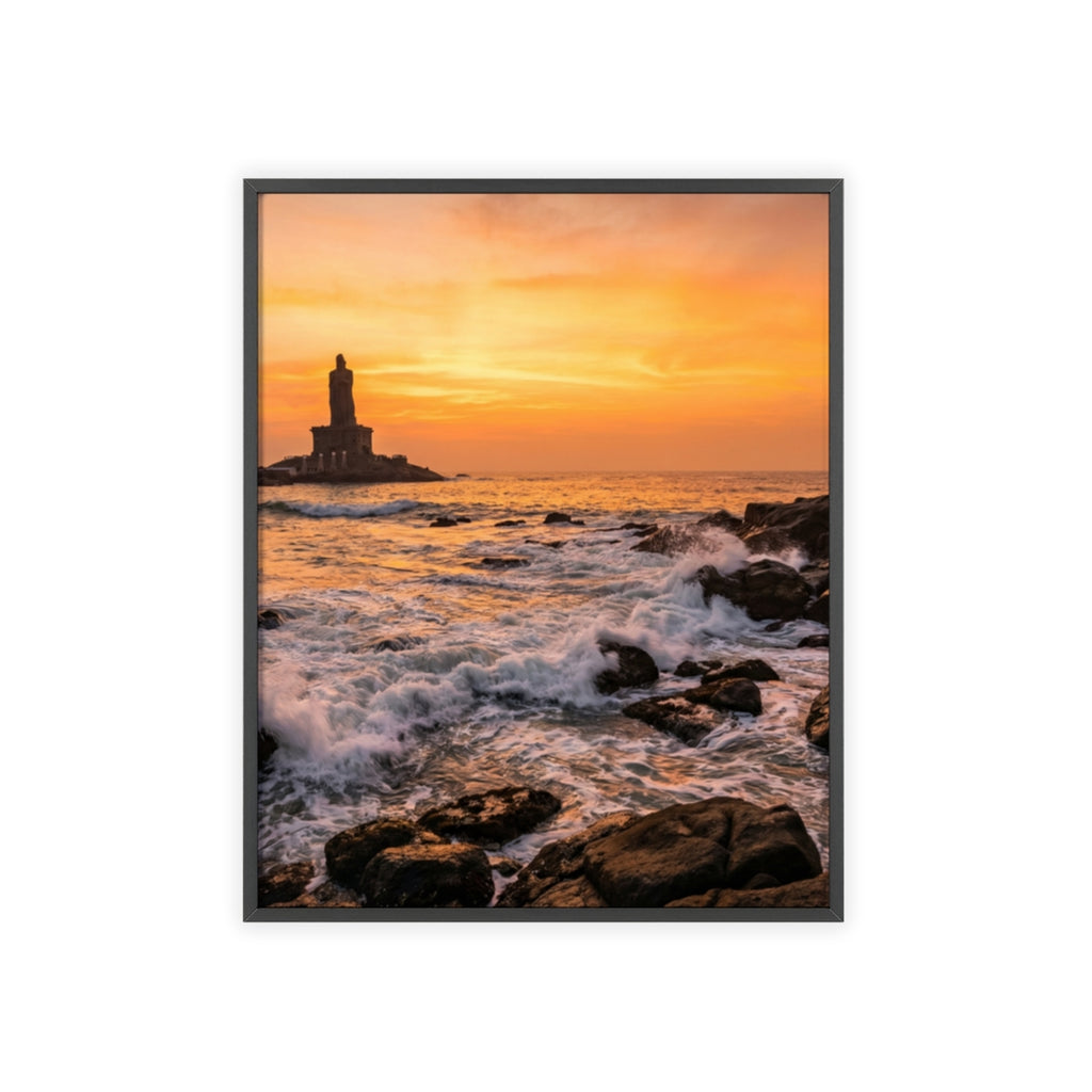 Framed Poster - Golden Hour Horizon