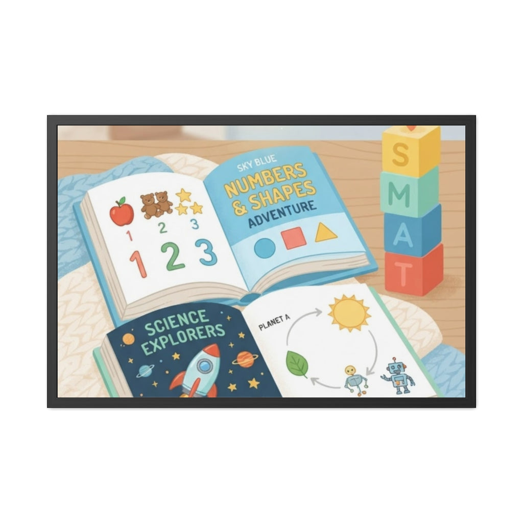 Framed Poster - Science Explorers — Landscape (10×8, 12×8......