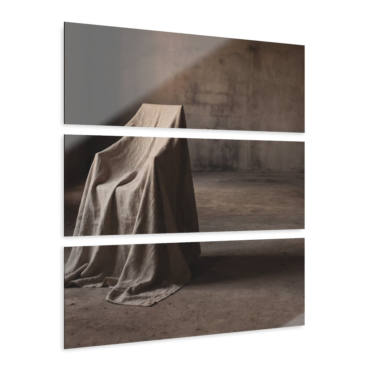 Acrylic Triptych Prints - Wabi-Sabi Sanctuary — Landscape