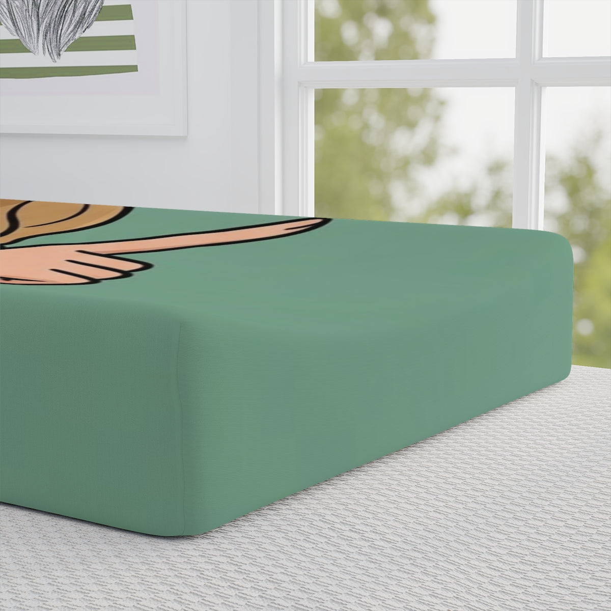 Baby Changing Pad Cover - Primary Shapes | Echovira Gallery